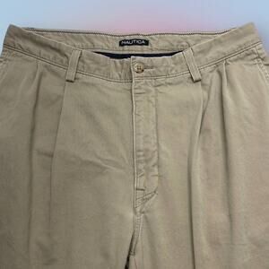 NAUTICA Men’s 34 x 32 Tan Khaki Pants